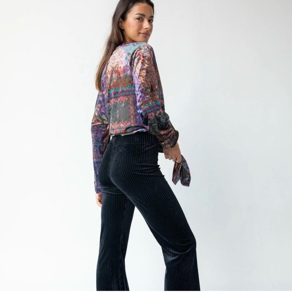 Natural Life Ribbed Boot Cut Pants